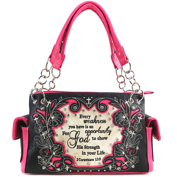 Bible Verse 2 Corinthians Western Women's Handbag Purse