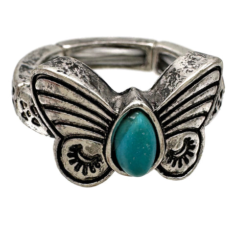 Butterfly Turquoise Ring