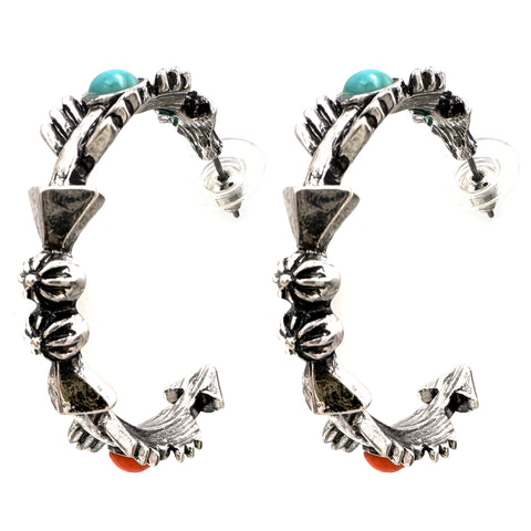 Western Arrow Hoop Earrings