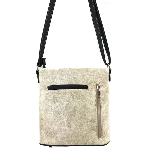 Cross Flower Blossom Western Crossbody Purse