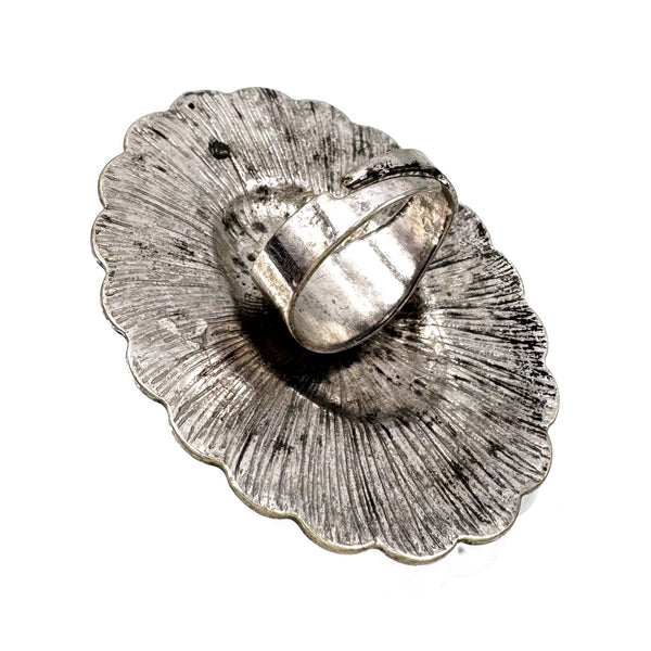 Large Western Concho Statement Ring
