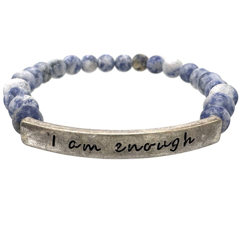 I am enough Stone Bracelet
