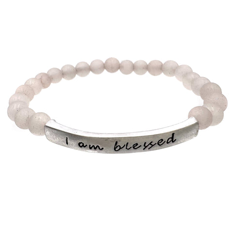 I am blessed Stone Bracelet
