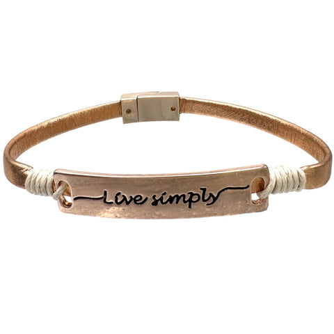 Love Simply Cord Bracelet
