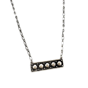 Ball Metal Bar Necklace