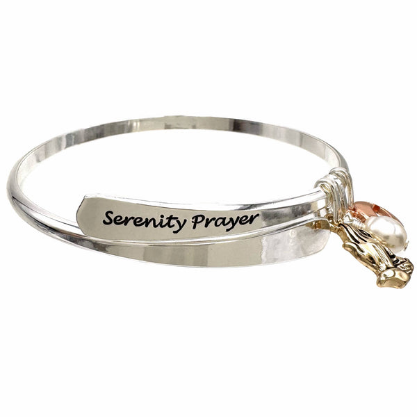 Serenity Prayer Bangle Bracelet