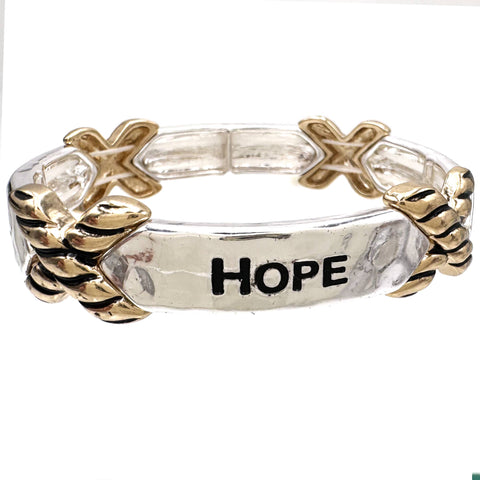 Hope Filigree Stretch Bracelet