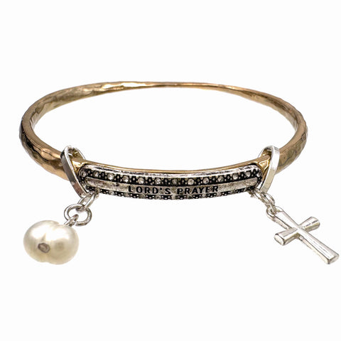 Lord's Prayer Bangle Bracelet
