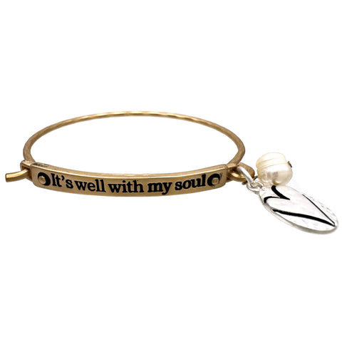 It's Well With My Soul Charms Bangle