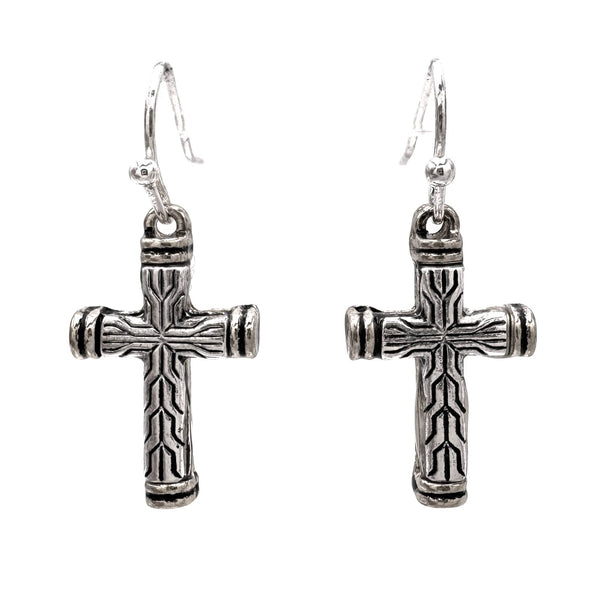 Latin Cross Earrings
