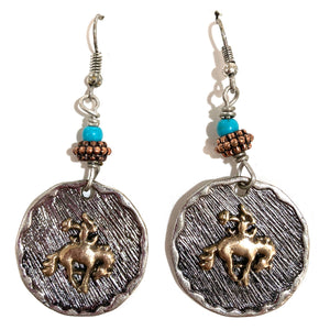 Cowboy Plate Earrings