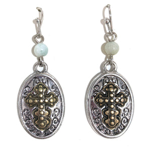 Western Cross Earrings