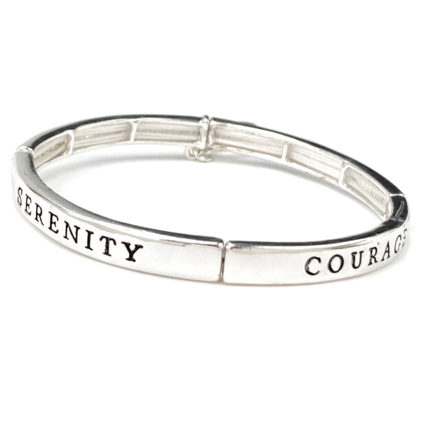 God Serenity Wisdom Courage Stretch Bracelet