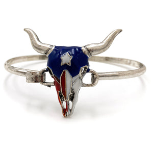 Texas Flag Longhorn Star Wrist Bangle Bracelet