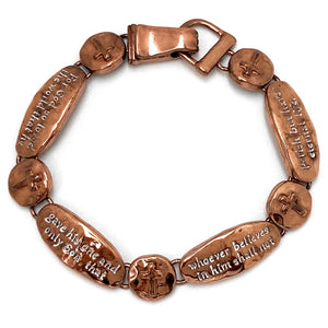 John 3:16 For God So Loved The World Chain Link Bracelet