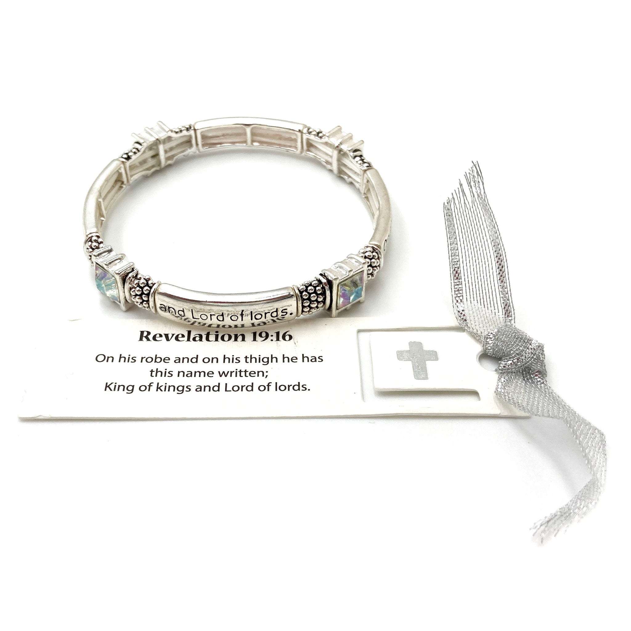 Revelations 19:16 Jesus Christ Lord Stretch Bracelet