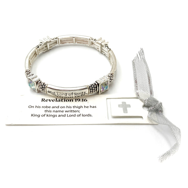 Revelations 19:16 Jesus Christ Lord Stretch Bracelet