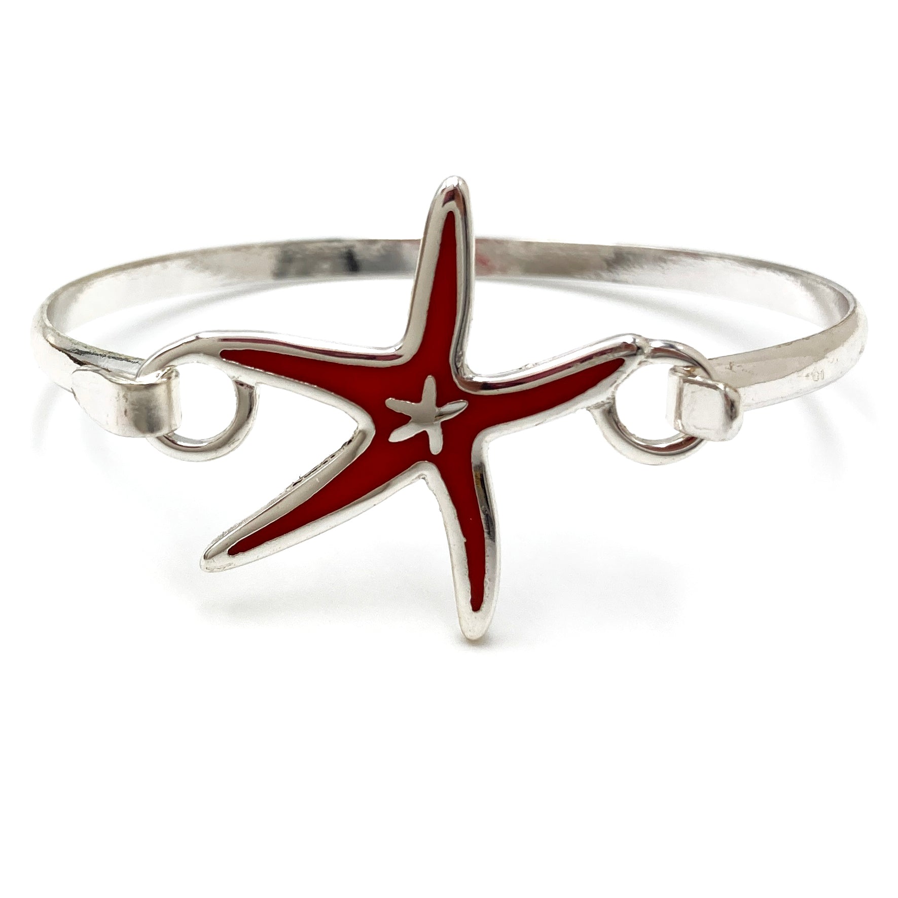 Red Starfish Bangle