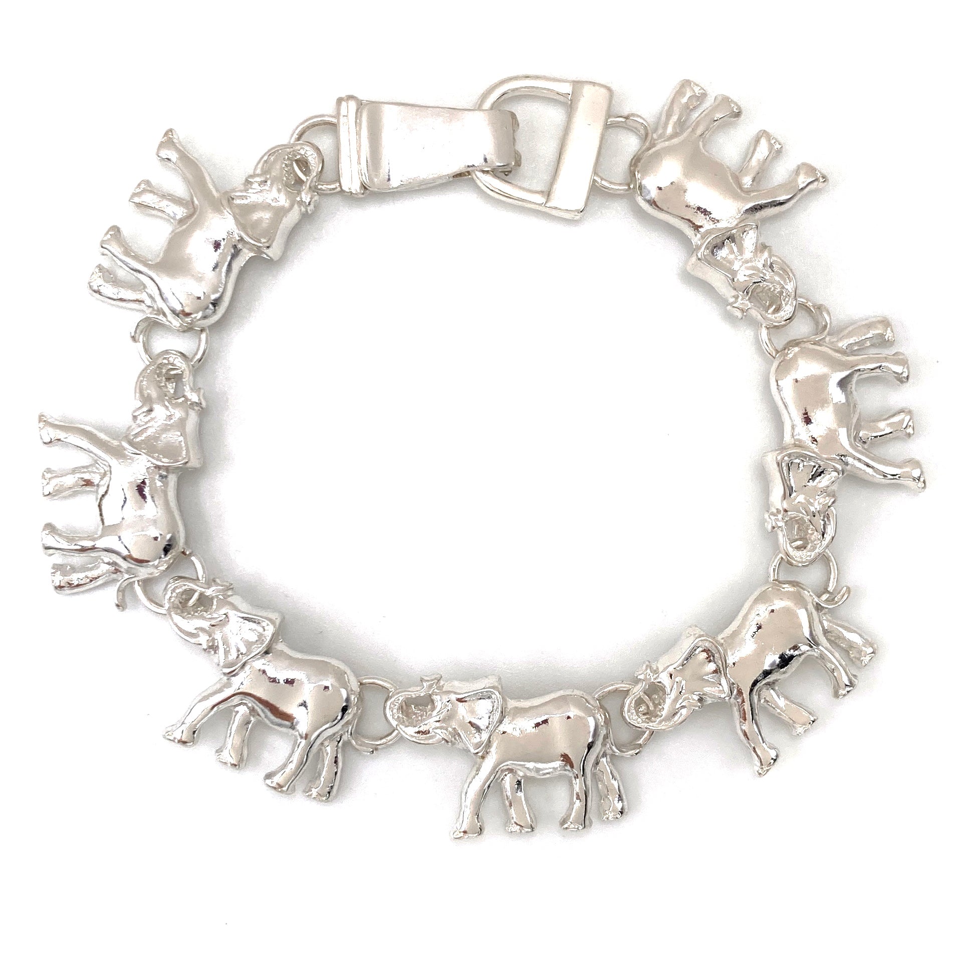 Elephant Herd Link Bracelet