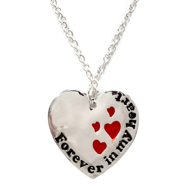 Sister Forever In My Heart Necklace Earrings Set