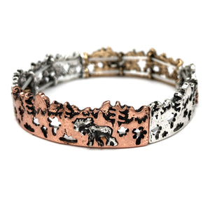 Moose Wilderness Stretch Bracelet