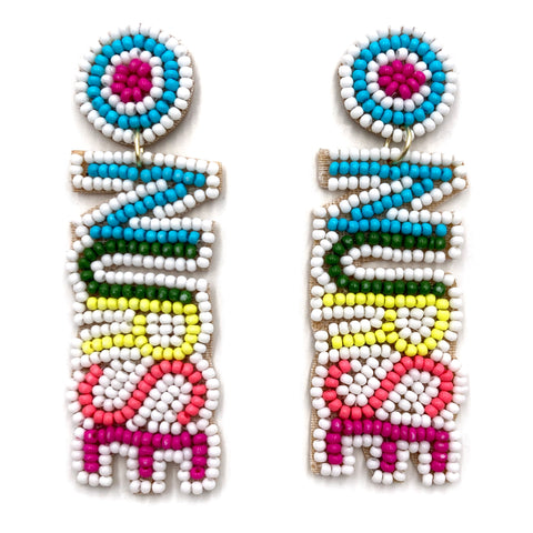 Nurse Appreciation Colorful Seed Bead Earrings