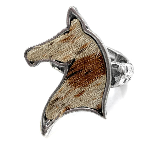 Cowhide Horse Ring