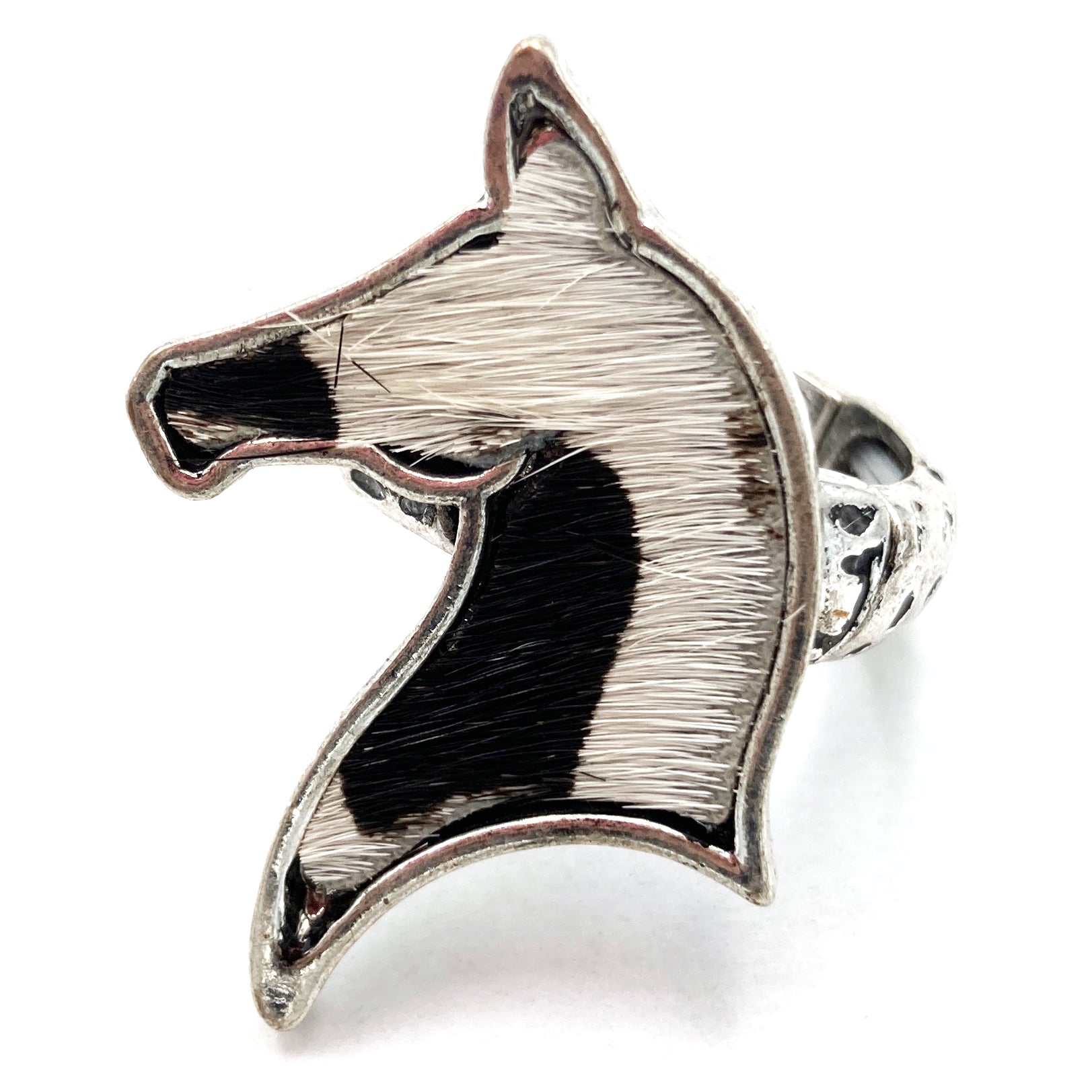 Cowhide Horse Ring