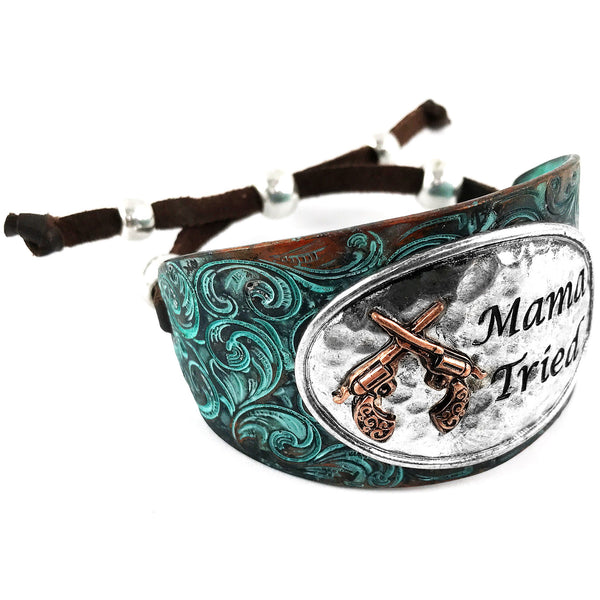 Mama Tried Western Bracelet Cuff