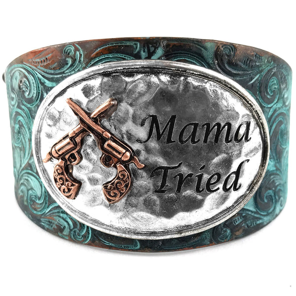 Mama Tried Western Bracelet Cuff