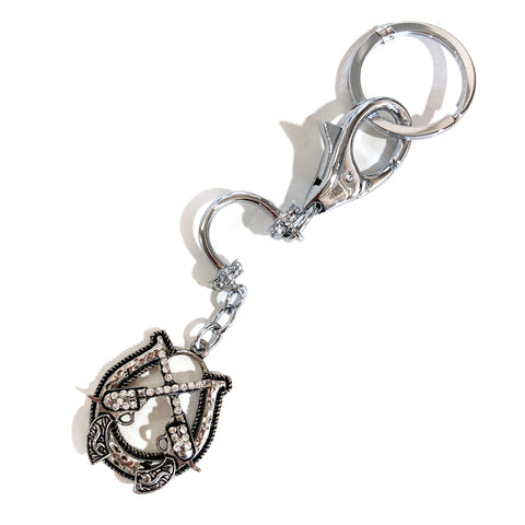 Gun Horseshoe Western Keychain