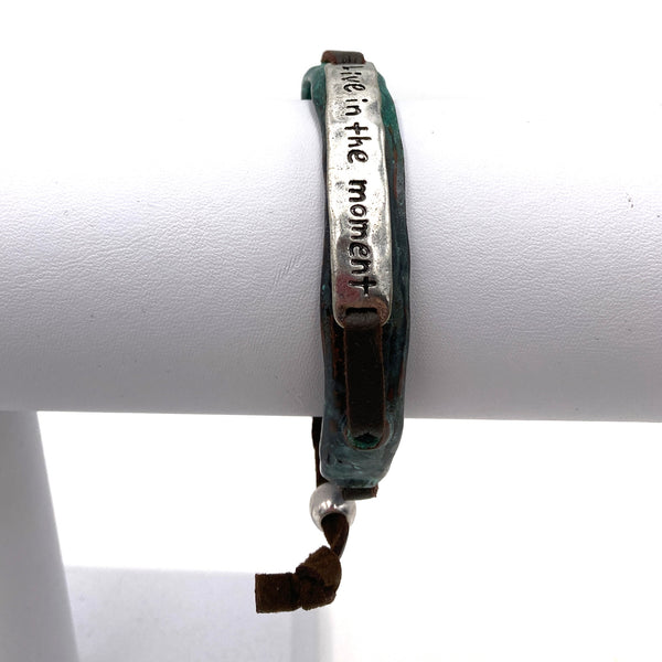 Live in the Moment Western Bracelet Cuff