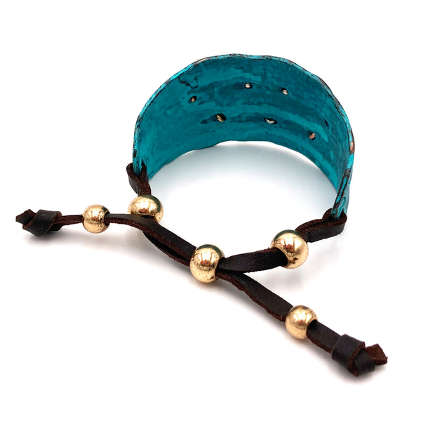 Longhorn Turquoise Western Bracelet Cuff