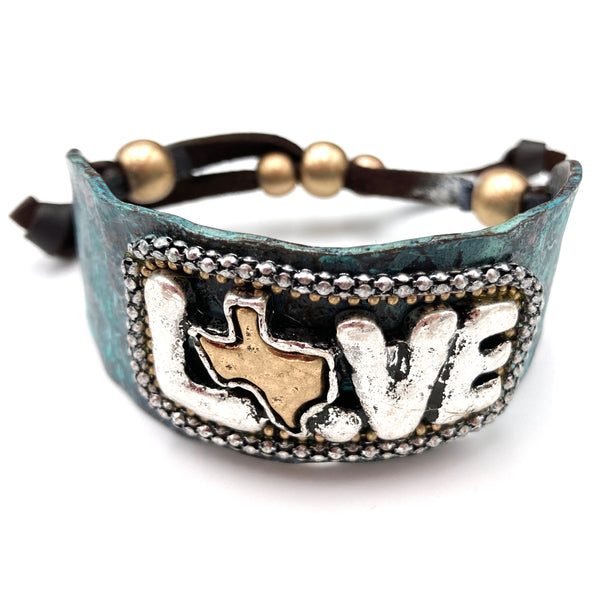 Love Texas Western Bracelet Cuff