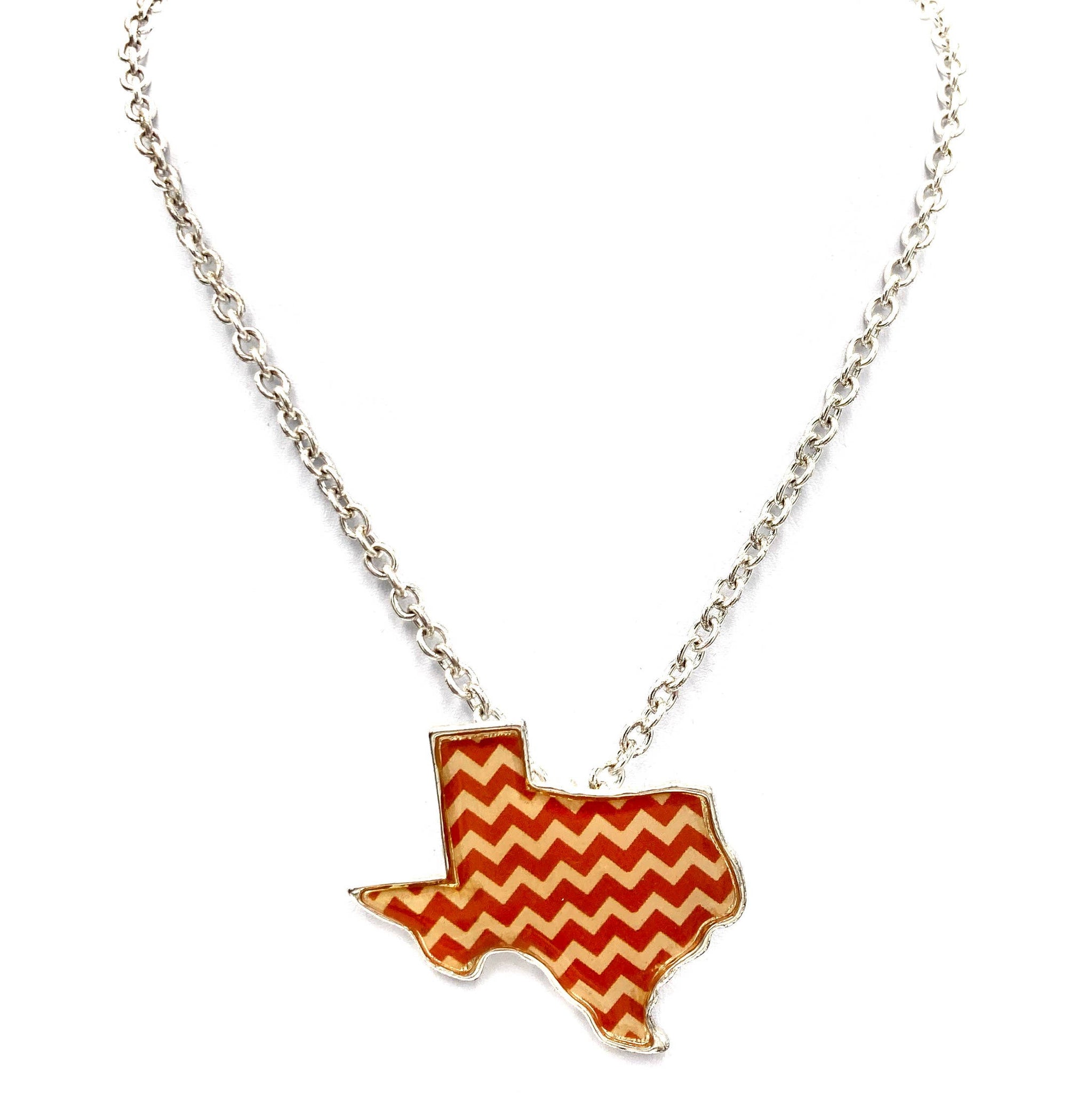 Texas State Chevron Necklace