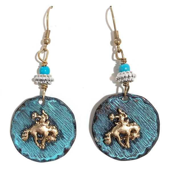 Cowboy Plate Earrings