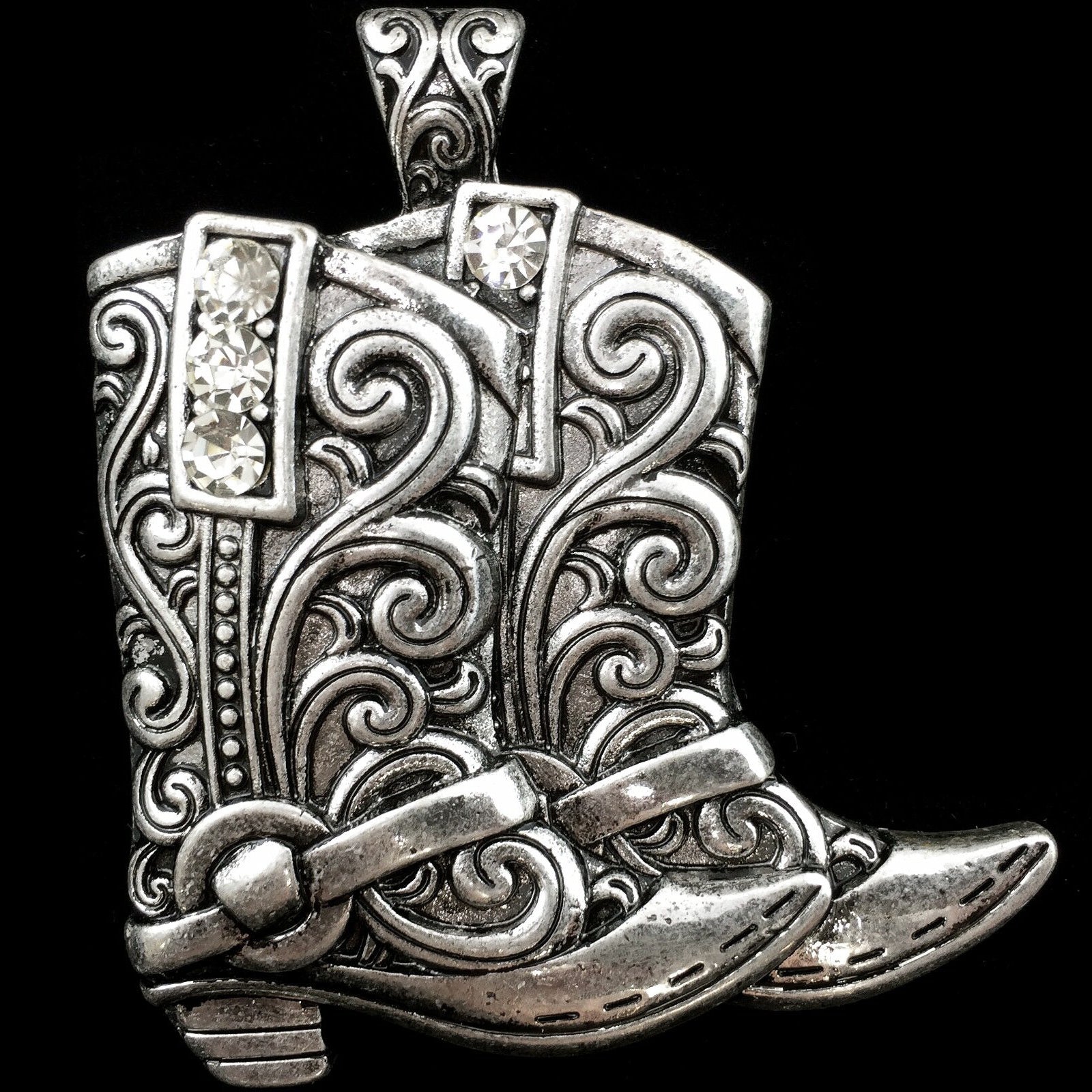 Western Cowboy Boots Magnetic Pendant